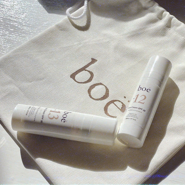 Boë's No.12 Face Cream SPF 30 and No.13 Face Cream SPF 30 with Self Tan